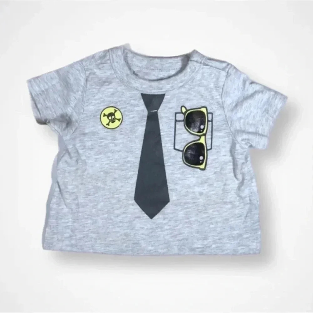 4/$20 Old Navy Light Gray Baby Shirt
